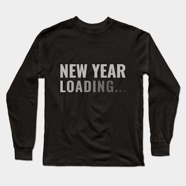 New Year - 2022 - Loading Long Sleeve T-Shirt by madlymelody